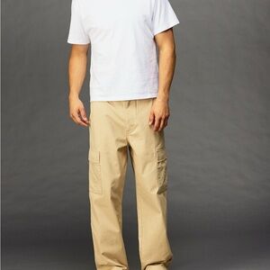 Men's RSQ Loose Tan Cargo Pants
